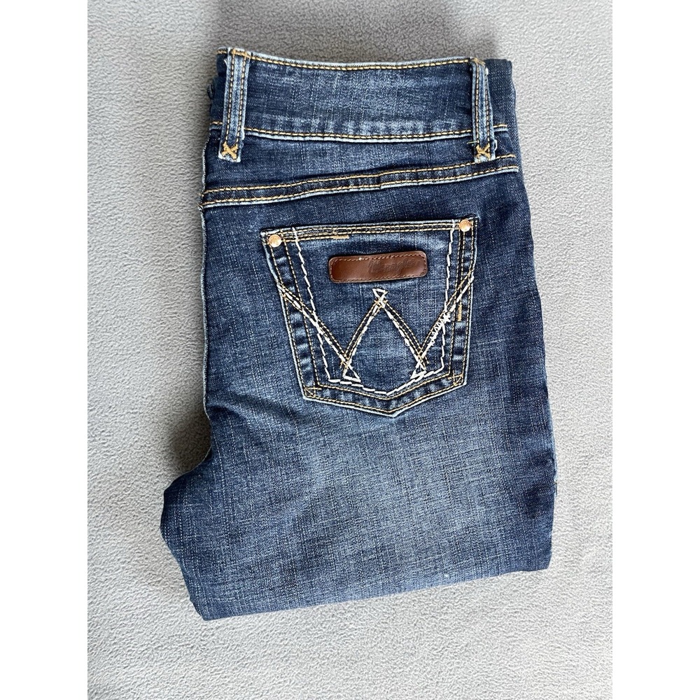Wrangler Retro Bootcut Jeans Womens 7x34(30x34) Blue